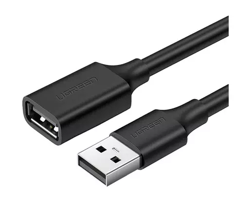 USB 2.0 hosszabbító UGREEN US103 kábel, 5 m (fekete)