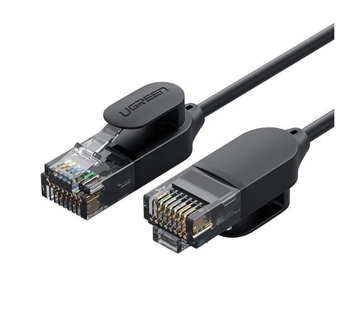 UGREEN NW122 Ethernet RJ45, Cat.6A, UTP hálózati kábel, 3m (fekete)