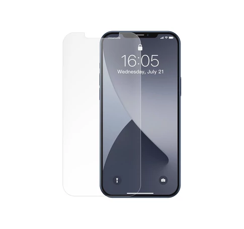 Baseus edzett üvegfólia 0,3 mm iPhone 12/12 Pro készülékhez (2 db)