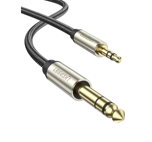 UGREEN AV127 3,5 mm-es jack és TRS kábel, 3m (szürke)