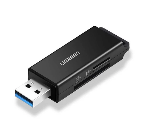 UGREEN CM104 SD/microSD USB 3.0 memóriakártya-olvasó (fekete)