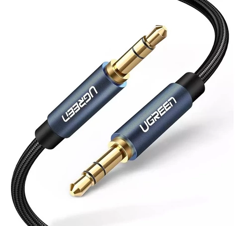 UGREEN AV122 3,5 mm-es AUX csatlakozó kábel, 2m (fekete)