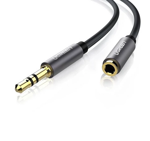 UGREEN AV118 AUX 3,5 mm jack audió hosszabbító kábel, 1,5 m (fekete)
