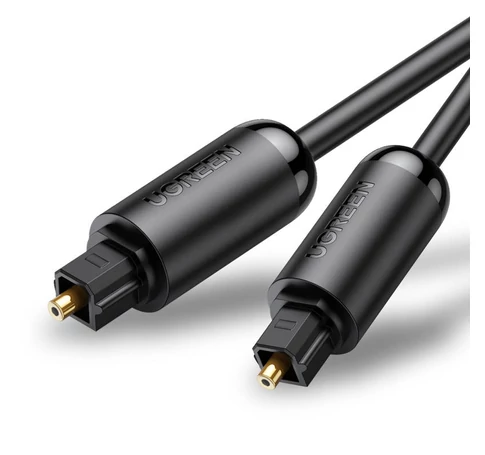 UGREEN AV122 Optikai Toslink audiokábel, fonott alumínium, 3m (fekete)