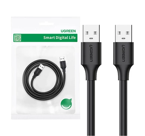 UGREEN US102 USB-A kábel, 0,25 m (fekete)