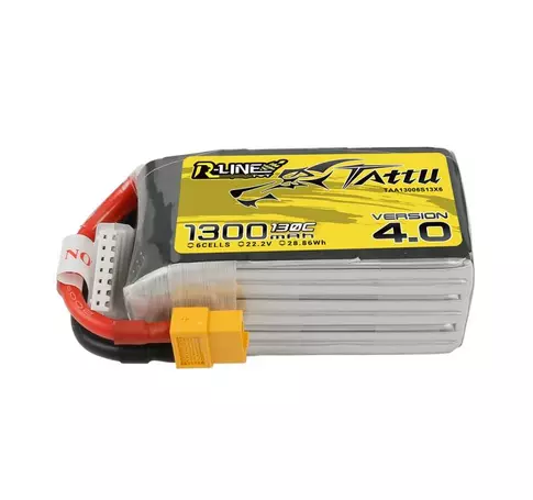 Tattu R-Line 4.0 akkumulátor 1300mAh 22.2V 130C 6S1P XT60