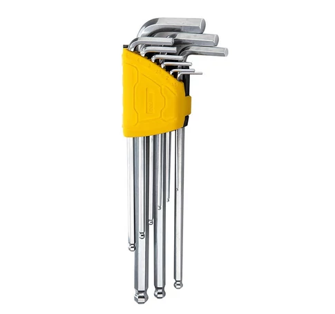 Deli Tools EDL3090 imbuszkulcs készlet, 1,5-10 mm (ezüst)