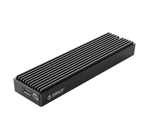 "Orico M.2 SSD ház, NVME, USB-C 3.1 Gen.2, 10 Gbps (fekete) "