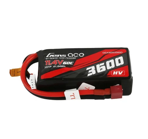 Gens Ace akkumulátor 3600mAh 11.4V 60C 3S1P