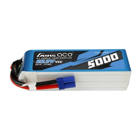 Gens Ace akkumulátor 5000mAh 22.2V 45C 6S1P