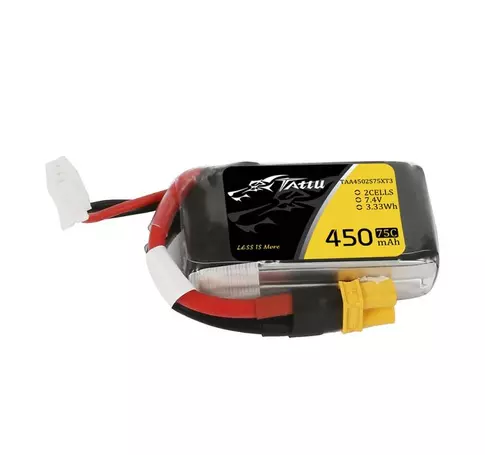 Tattu 450mAh 7.4V 75C 2S1P akkumulátor