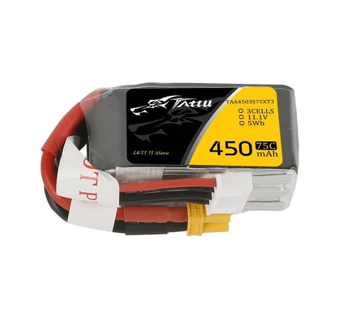 Tattu akkumulátor 450mAh 11.1V 75C 3S1P