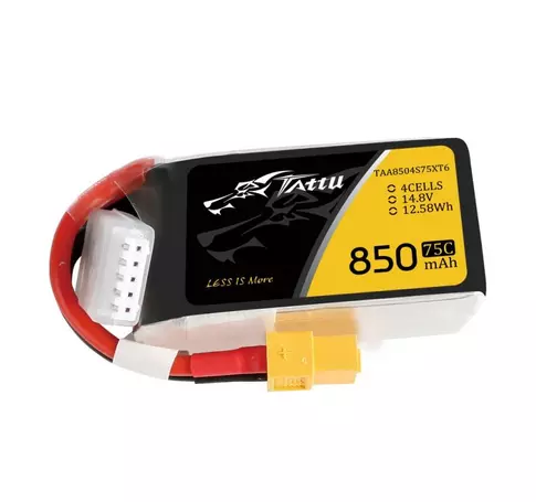 Tattu akkumulátor 850mAh 14.8V 75C 4S1P XT60