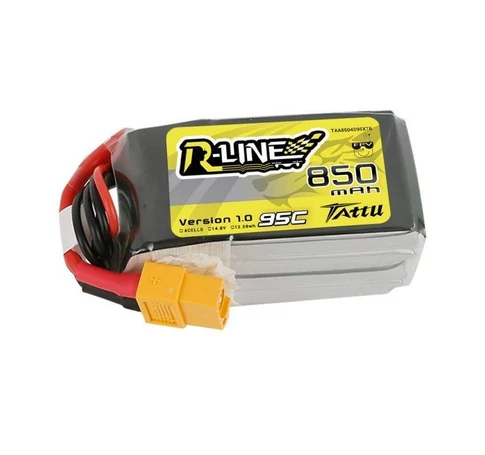 Tattu R-Line akkumulátor 850mAh 14.8V 95C 4S1P