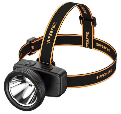 Superfire HL55 headlight, 150lm, USB-C