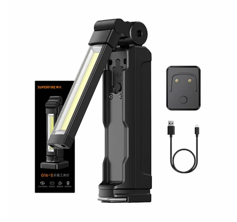 Superfire G16-S multifunkciós zseblámpa, 800lm, USB-C