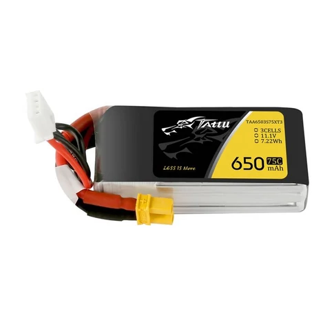 Tattu akkumulátor 650mAh 11.1V 75C 3S1P