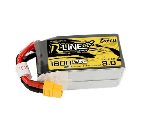 Tattu R-Line Version 3.0 akkumulátor 1800mAh 14.8V 120C 4S1P XT60