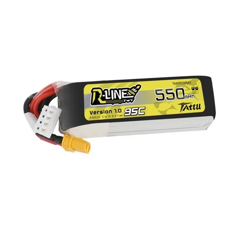Tattu R-Line akkumulátor 550mAh 11.1V 95C 3S1P XT30