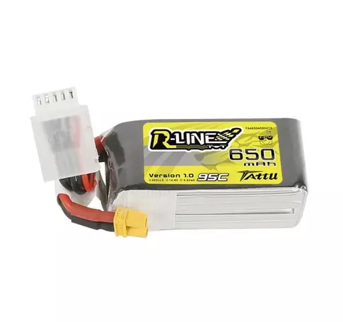 Tattu R-Line akkumulátor 650mAh 14.8V 95C 4S1P XT30