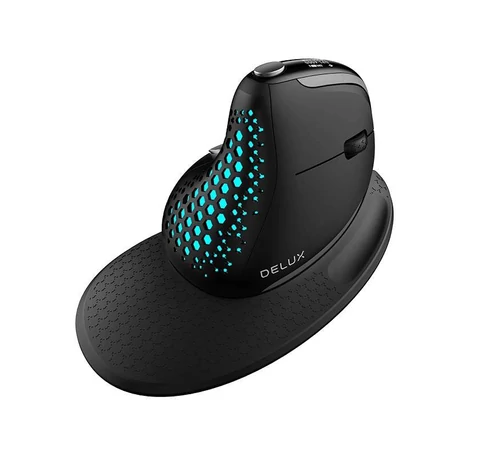 Wireless Ergonomic Mouse Delux M618XSD BT+2.4G RGB