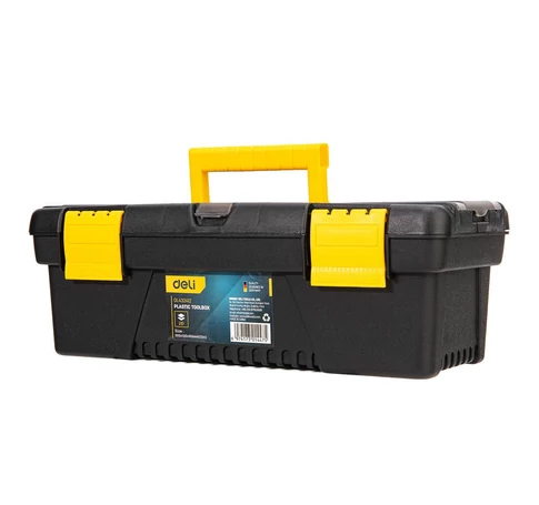Deli Tools EDL432412 szerszámosláda 12" (sárga)