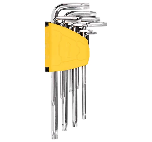 Deli Tools EDL3091 Torx imbuszkulcs készlet, 1,5-10 mm (ezüst)
