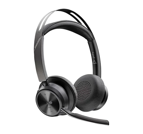 Poly Voyager Focus 2 Microsoft Teams Certified USB-C-C Headset +USB-C/A Adapter