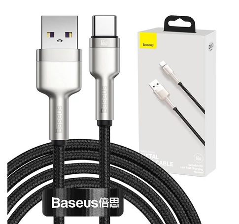 Baseus Cafule USB-USB-C kábel, 66 W, 2 m (fekete)