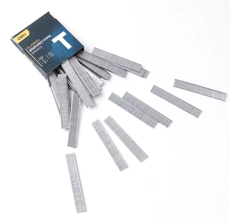 Deli Tools EDL238010 tűzőkapocs, T, 2000 db