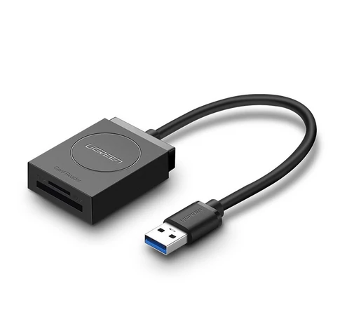 UGREEN USB adapter kártyaolvasó SD, microSD (fekete)