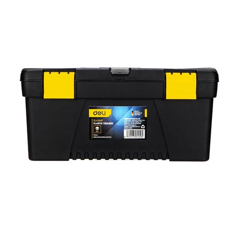 Deli Tools EDL432417 szerszámosláda 15'' (sárga)