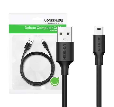 UGREEN US132 USB-Mini USB kábel, 0,5 m (fekete)