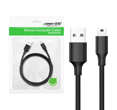 UGREEN US132 USB-mini USB kábel, 0,25m (fekete)