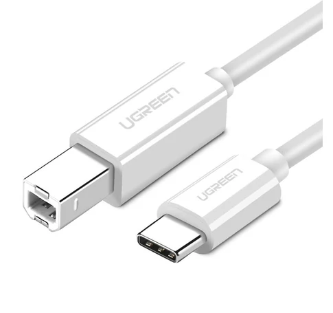 USB 2.0 CB UGREEN US241 kábel és kábel 1 m (fehér)