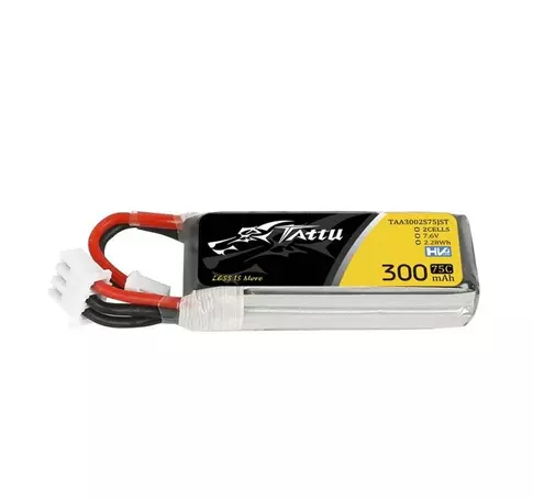 Tattu 300mAh 7.6V 75C 2S HV akkumulátor