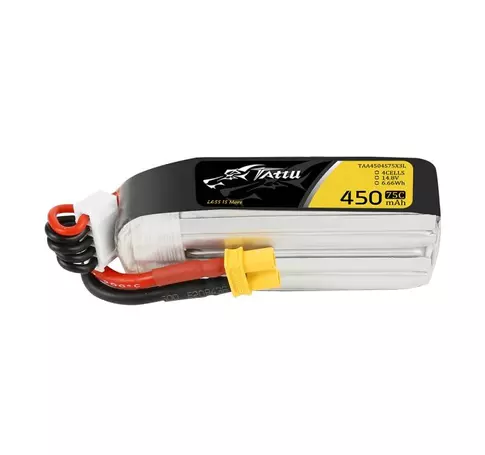 Tattu akkumulátor 450mAh 14.8V 75C 4S1P Long