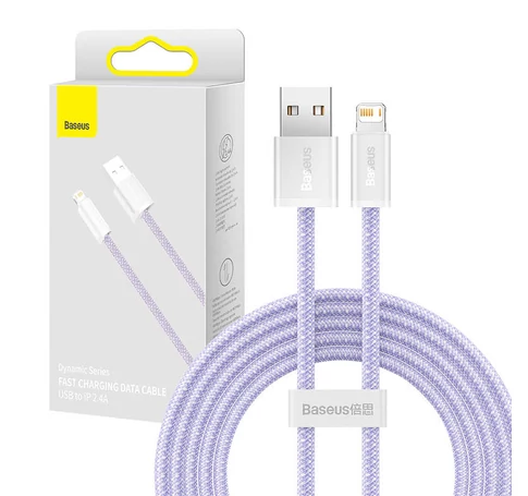 Baseus Dynamic USB-Lightning kábel, 2,4A, 2m (lila)
