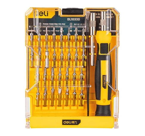Deli Tools EDL1033D 33 részes precíziós csavarhúzó készlet