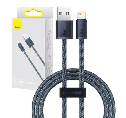 Kabel USB do Lightning Baseus Dynamic Series, 2.4A, 1m (szary)