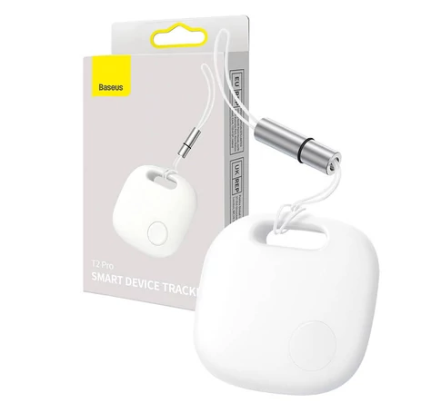 Baseus T2 Pro Bluetooth nyomkövető zsinórral (fehér)
