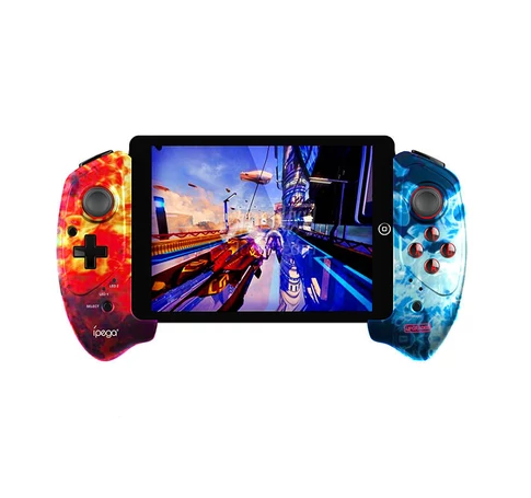 Kontroler bezprzewodowy / GamePad iPega PG-9083B z uchwytem na telefon (flame)