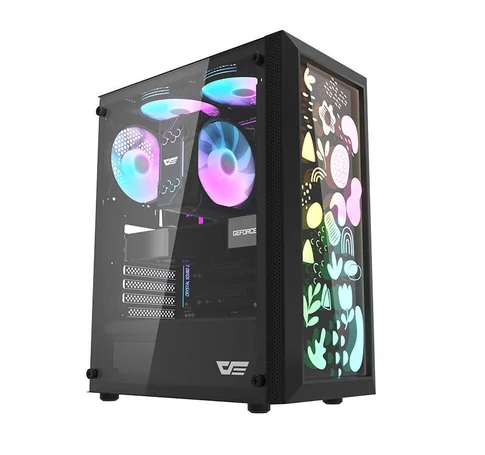 Darkflash DK180 Graffiti számítógépház (fekete)