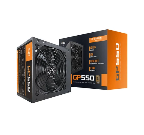 Aigo GP550 Számítógép tápegység 80 Plus Bronze 650W (fekete)