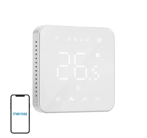 Intelligens WiFi termosztát Meross MTS200BHK(EU) (HomeKit)