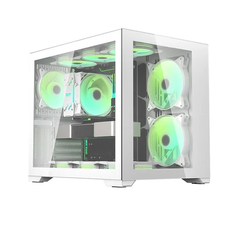 Darkflash C305 ATX számítógépház (fehér)