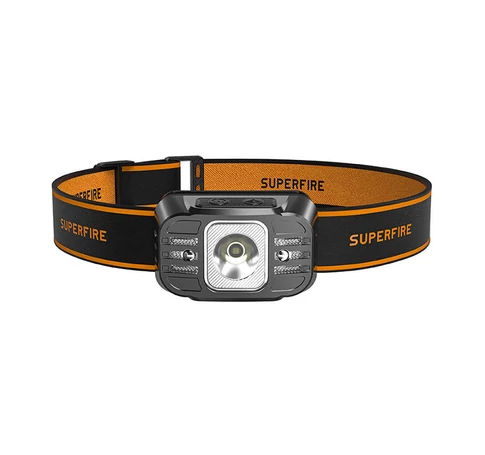 Superfire HL75-X, headlamp, 220lm, USB