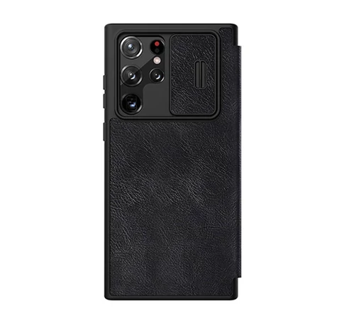 Nillkin Qin Leather Pro case for SAMSUNG S22 Ultra (black)