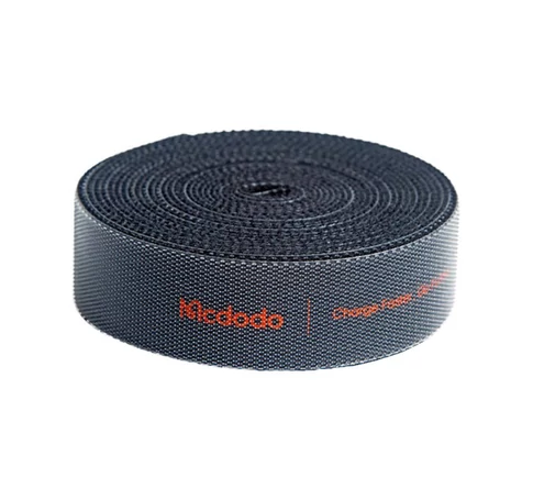 Velcro tape, cable organizer Mcdodo VS-0960 1m (black)