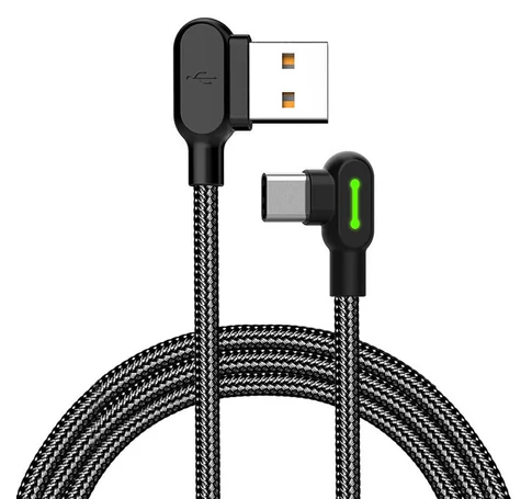 USB to USB-C cable Mcdodo CA-5280 LED, 3m (black)